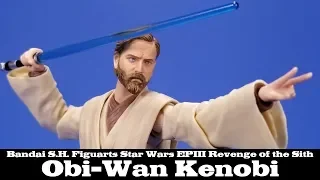 S.H. Figuarts Obi-Wan Kenobi Star Wars Revenge of the Sith Bandai Spirits Action Figure Review