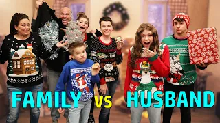 5 Family Members vs 1 Husband Christmas Challenge!