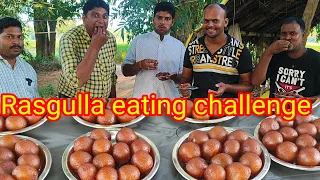 1 मिनट में 28 रसगुल्ले खाओ ₹1100 ले जाओ ।🤑😱 unlimited Rasgulla eating challenge winning 1100 rupees