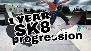 MY ONE YEAR SKATE PROGRESSION