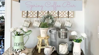 SPRING DECORATE WITH ME | SPRING 2020 DECORATING IDEAS | SPRING COFFEE BAR