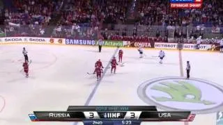 Чемпионат мира по хоккею 2013: Россия - США. Ice Hockey World Championship 2013: Russia - USA