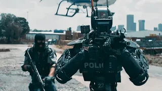 AI Robot Raised By Robbers For Heists Then Engages In Epic Battle With Giant Police Mecha