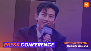 [PRESSCON] 20230922 TAECYEON IN MANILA 2023