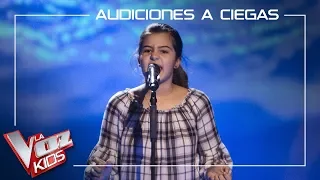 Victoria Herraiz canta 'Don't rain on my parade' | Audiciones a ciegas | La Voz Kids Antena 3 2019