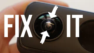 Insta360 lens scratch repair | How to fix it!