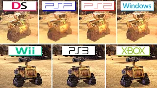 WALL-E (2008) DS vs PSP vs PS2 vs PC vs Wii vs PS3 vs XBOX 360 [ Full Comparison! ]