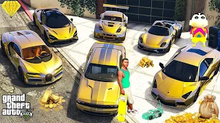 FRANKLIN TOUCH ANYTHING BECOME GOLD || EVERYTHING IS FREE IN GTA 5