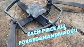 Forging & Building a "Leg Hold Trap" All From Scratch!