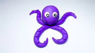 Octopus Clay Tutorial | Clay Toys Making For Kids