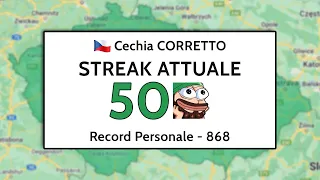 NUOVA STREAK da 50+ su GEOGUESSR