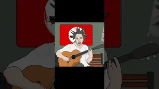 Король и Шут – Мертвый Анархист на гитаре в 2Д (анимация) я новый Аниматор #shorts