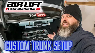 Airlift Performance 3H Install Part 4 | Custom Trunk Setup DIY