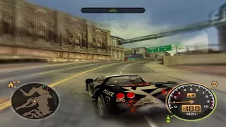 NFSMW Beta : CopCross! (PS2 Demo!)  (Cars don't crash when totalled)