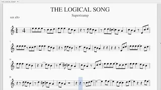 Supertramp THE LOGICAL SONG (alto sax - base/backing track Tony Battaglia