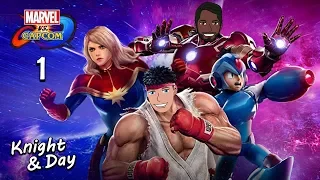 Let's Play Marvel vs. Capcom: Infinite Gameplay Story Mode Blind Part 1 - The Ultimate Crossover!