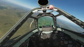 DCS WWII Dog Fight - 4 Spitfire Mk IX vs 4 Bf 109 K-4 - Warthog HOTAS - VR