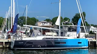 New Beneteau Oceanis 40.1 sailing and walk through "First look" in Annapolis.