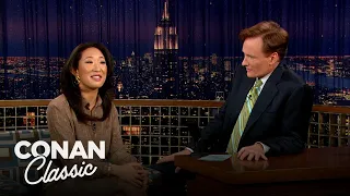 Sandra Oh Wants To Take Conan To The Spa | Late Night with Conan O’Brien