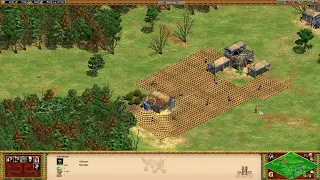 Age of Empires II HD - Game 9 | 1-1 with AI Gameplay | Chinese vs Celts