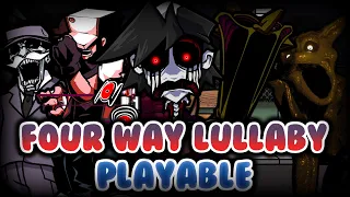 ( PLAYABLE ) Four Way Lullaby - Hypno's Lullaby X Indie Cross X DDTO Crossover