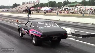 Super Stock Chevy Nova Drag Race