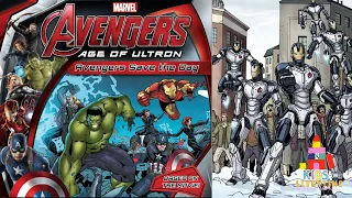 🌍🦾 Kids Book Read Aloud: Marvel Avengers : Age Of Ultron : Avengers Save The Day