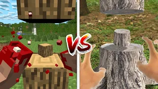 MINECRAFT pero EN LA VIDA REAL 😱