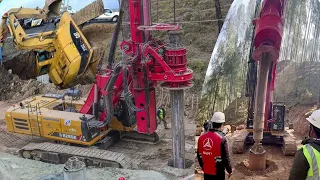 DRILLING MACHINE AND BIG EXCAVATOR WORKING 😥😥😥😥