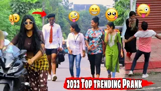 2022 Top Five Trending Prank In India || Amazing Reaction Of Cute Girls 😂😜 @funkyyash