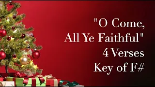 O Come, All Ye Faithful | Piano Instrumental with Lyrics