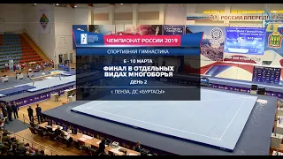 Чемпионат России 2019. Финалы в отдельных видах. 2 день.