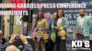 Hanna Gabriels Press Conference Highlights ( Claressa Shields vs Hanna Gabriels 2)