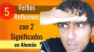 Aprende 5 verbos reflexivos en español con 2 significados en ALEMÁN
