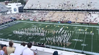 gatech marching band 2023 halftime show 1/3