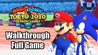 MARIO & SONIC AT THE OLYMPIC GAMES TOKYO 2020 Gameplay Walkthrough Part 1 FULL GAME - No Commentary