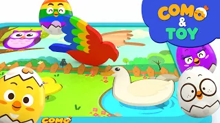 Como | Animal Puzzle 5 + More Episodes 24min | Cartoon video for kids | Como Kids TV