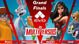 RoseJ & Mirrorman vs. VoiD & NAKAT | Grand Finals | MultiVersus EVO 2022