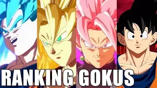 Ranking the Gokus from Best to Worst!!!!! Which Goku Is Strongest??