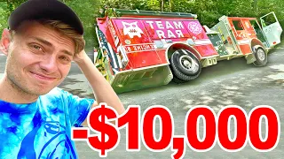 I Drove My FIRE TRUCK OFF ROAD!!