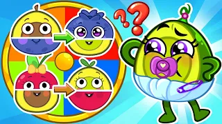 Face Puzzle 😊 Funny Kids Stories🥑🍒🫐 And Good Habits For Kids by Pit and Penny 🥑