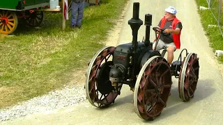 1923 LANZ HP All-Wheel BULLDOG Hot Bulb: FIRST Center Pivot | Fire-up, Sound, Drive, Details