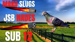 pellet test -  .177 jsb hades vs mako slugs - sub 12 - accuracy