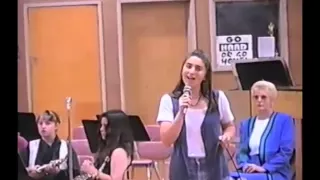 Sara Bareilles singing in jr high.