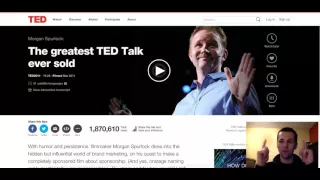 Morgan Spurlock Review 2016 - Morgan Spurlock: The Greatest TED Talk Motivator Helps Me Succeed