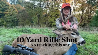 INSANE 10 Yard Rifle Kill! | First Year Hunter (4K)