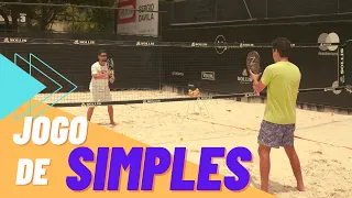 COMO JOGAR O JOGO DE SIMPLES NO BEACH TENNIS