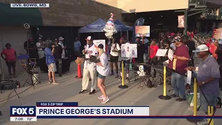 FOX 5 Zip Trip Bowie: Hanging out at Prince George's Stadium