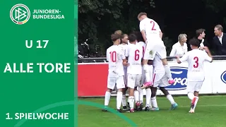 Köln setzt erste Duftmarke, MSV gewinnt Revierderby | Alle Tore der B-Junioren-Bundesliga | Woche 1
