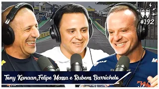 TONY KANAAN, FELIPE MASSA e RUBINHO BARRICHELLO - Flow #192